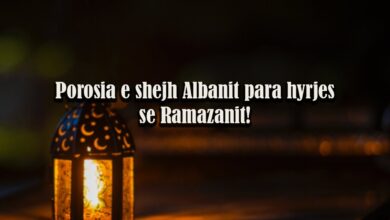 Photo of Porosia e shejh Albanit para hyrjes se Ramazanit! (VIDEO)
